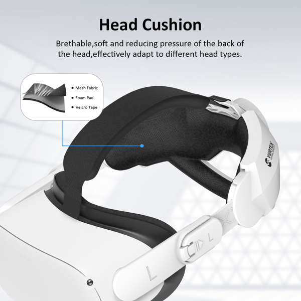 Uusi Elite-hihna Oculus Quest 2:lle