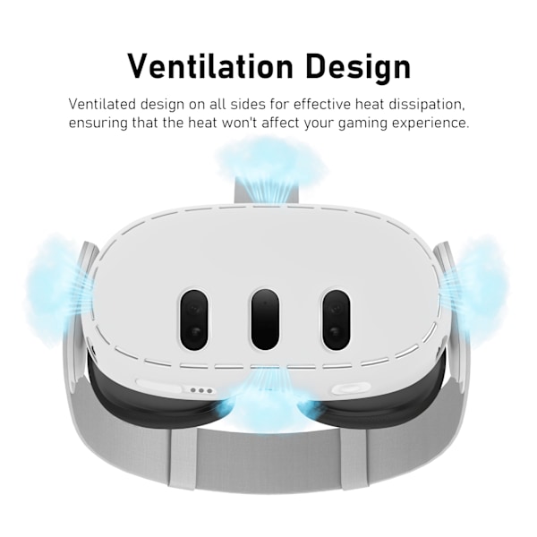 Silikonbrilletrekk for Meta Quest 3 | Grå