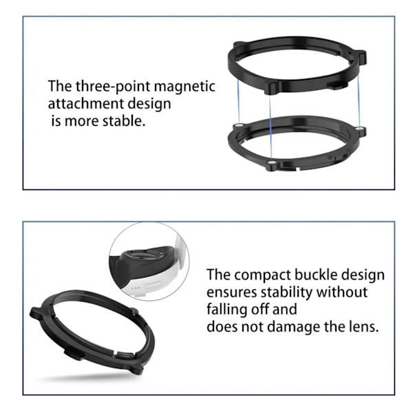 Dioptri magnetisk lins -6,0 | för Meta Quest 3