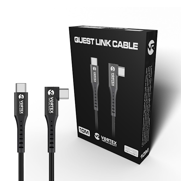 10 m USB-C-kaapelisarja + ripustuskoukut | Meta Quest 3 &amp; 3S &amp; 2