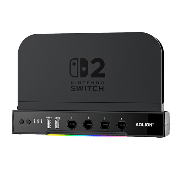 Kølebase med RGB, hub og holder til Nintendo Switch 2