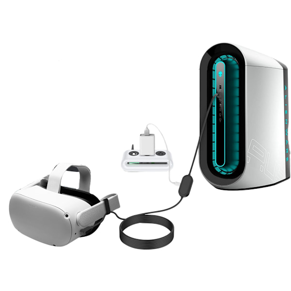 Kabel 5m med signalförstärkare för VR-headset | för Quest 3 3S 2 PICO 4 HTC Focus 3