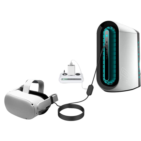 Kabel 5m med signalforstærker til VR-briller | til Quest 3 3S 2 PICO 4 HTC Focus 3