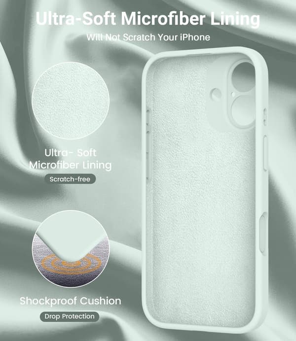 Silikonskal för iPhone 17 | Militärklassat fallskydd