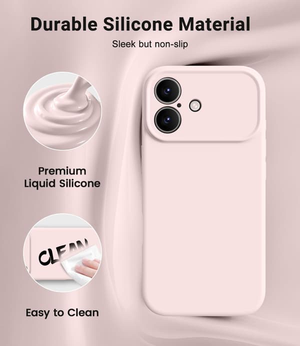 Silikonskal för iPhone 17 | Militärklassat fallskydd