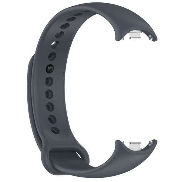 Silicone urrem til Xiaomi Mi Band 8/9/10 Grå Gray