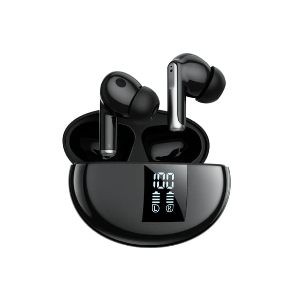 True Wireless Bluetooth-hörlurar XY-15 ANC Digital Display Brusreducering med Mikrofon