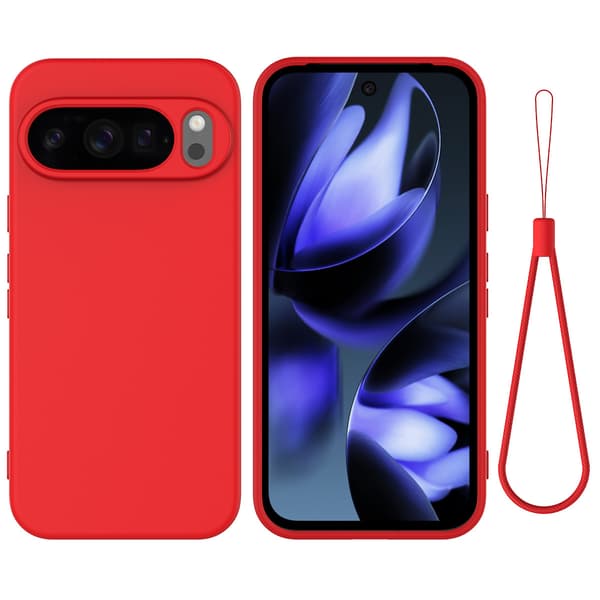 Kotelo Google Pixel 11:lle - TPU-silikoni, pehmeä pinta punainen red