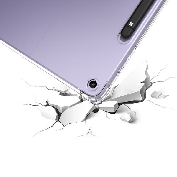 Kotelo Microsoft Surface Pro 4/5/6/7 (12.3\"), läpinäkyvä TPU-materiaali