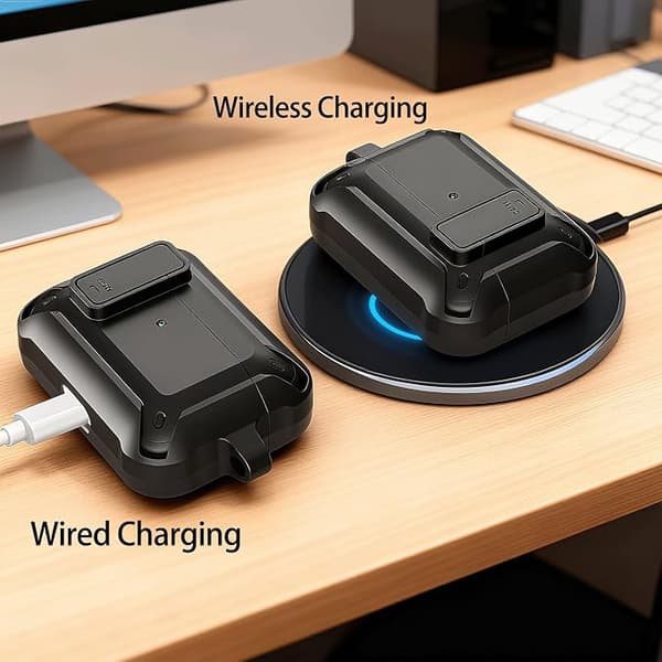 Etui til AirPods 4, med lås, stødsikkert black
