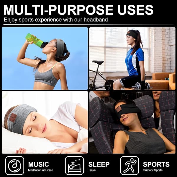 Bluetooth-urheilukuulokkeet unimaski langattomat Bluetooth 5.0 musta