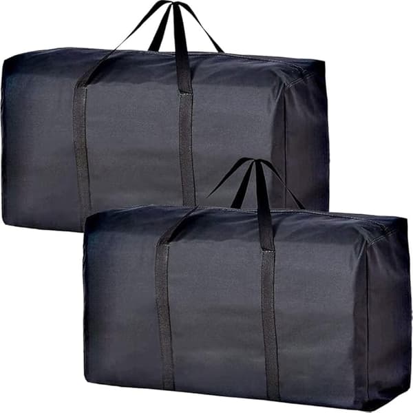 Extra stora förvaringsväskor, lämpliga för kläder, flyttartiklar, resor (2-pack)