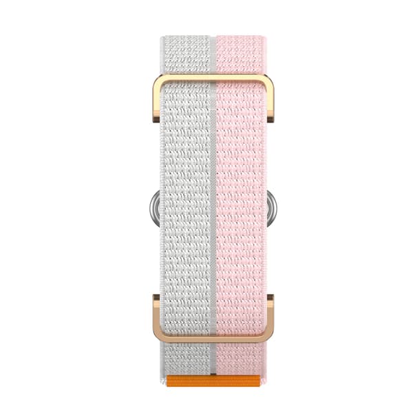 Flettet nylonrem til Google Fitbit Air, pustende, unisex og justerbar sølv Silver