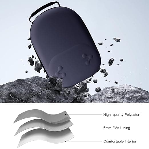 Hårt fodral för Oculus Meta Quest 3/3S och VR-headset Blå Blue