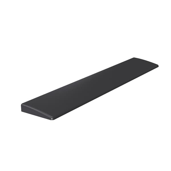 Musematte, håndleddsstøtte i silikon for tastatur, svart Black