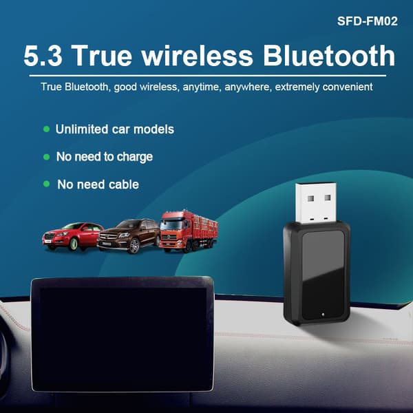 Bluetooth 5.3 autovastaanotin
