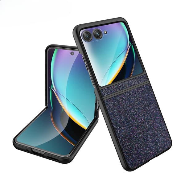 Etui til Moto Razr 60, tyndt og stødsikkert Black