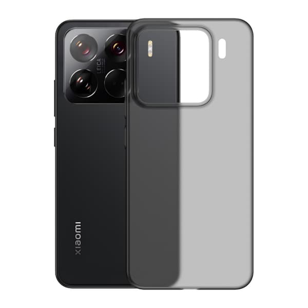 Til XIAOMI 15 Cover, Mat, Stødsikkert og Ridsefast (Sort)