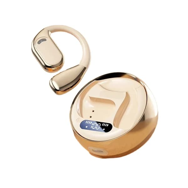 Langattomat True Wireless Bluetooth-kuulokkeet M76, vedenkestävät Bluetooth 5.4, mikrofonikoukku, sopivat Androidille ja iOS:lle
