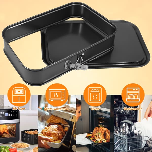 Kakeform Non-stick Rektangulær Form med Avtakbar Bunn, 1 Stykke