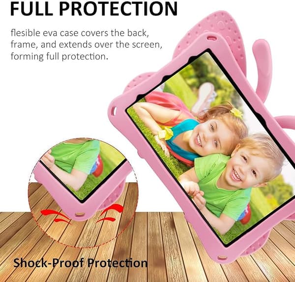 Fodral till iPad Mini6, styv och stötsäker EVA, fjärilsstativ blå Blue