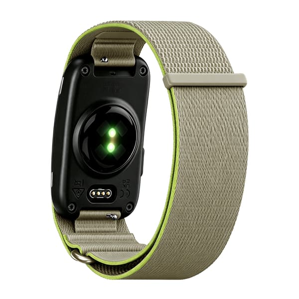 Nylon erstatningsrem til Garmin Cirqa, med quick-release spænde, størrelser 125-240mm Limegul Lime yellow