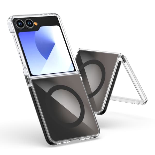 Etui til Samsung Galaxy Z Flip 6, med MagSafe og blød silikonepolstring sort black
