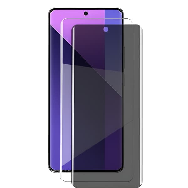 Karkaistu lasinen näytönsuoja Redmi Note 14 Pro+:lle, yksityisyysnäytönsuoja + teräväpiirtoelokuva (2 kpl)