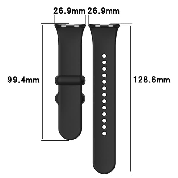 Silikoniset urheilurannekkeet Xiaomi Mi Band 8 Pro -älykellolle (2 kpl) Musta + Harmaa Black + Grey