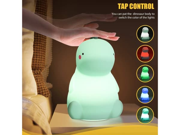Pehmeä Glow Green Latautuva Dx Dinosaur Lampu