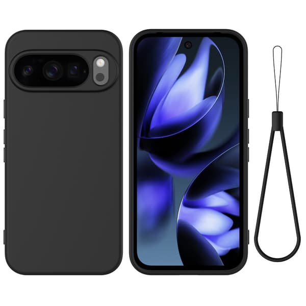 Etui til Google Pixel 9 Pro XL - TPU silikone, blød overflade sort black