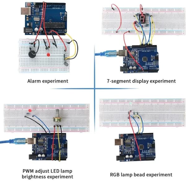 Oppgradert UNO R3 læringssett for Arduino
