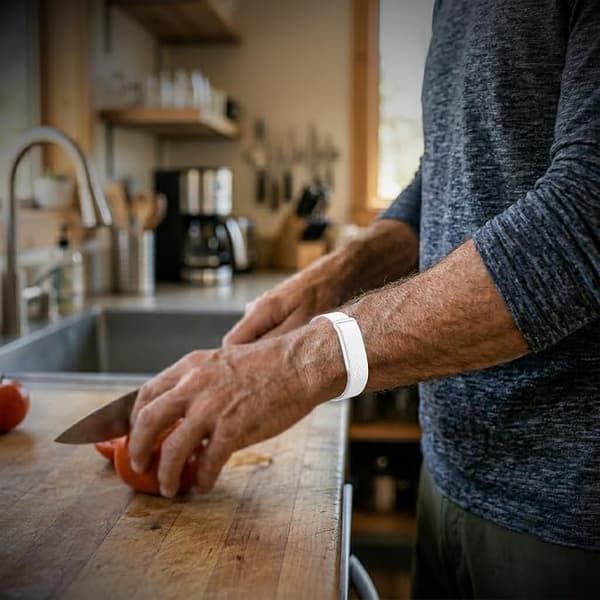 Strækbar vævet nylon erstatningsrem til Google Fitbit Air, letvægts svedafvisende sort Black