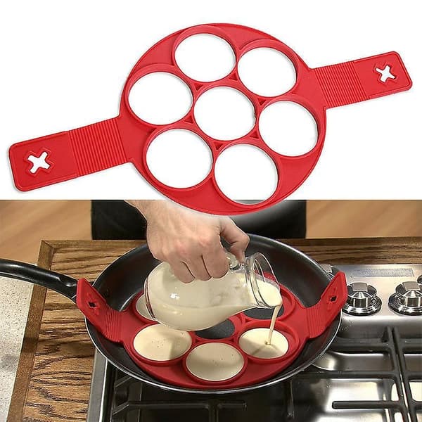 Nonstick Pannekake Matlagingsverktøy Eggring Maker Ost Eggkoker Panne