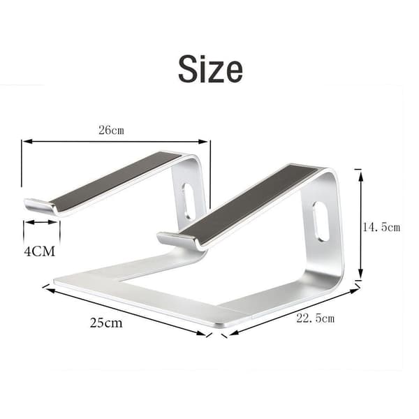 Notebook-stativ, avtakbart ergonomisk datamaskin-stativ A