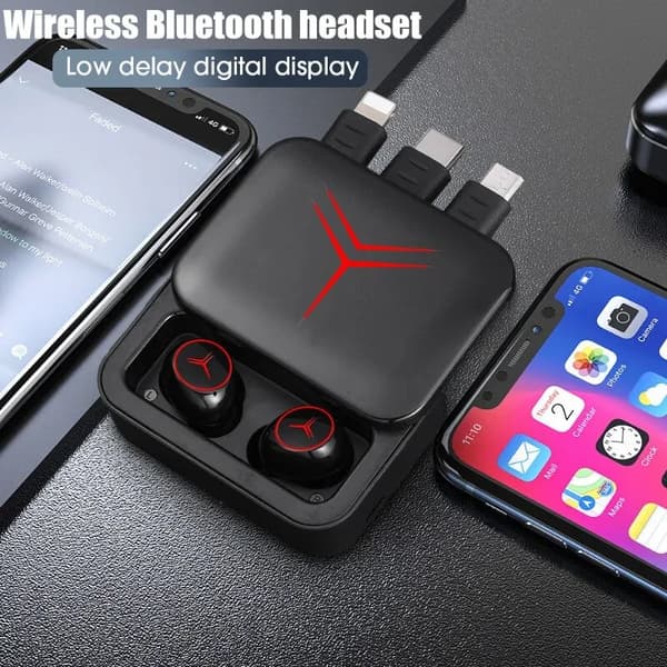 Aidot langattomat Bluetooth-kuulokkeet TWS M88plus Bluetooth 5.2 Stereo melunvaimennus