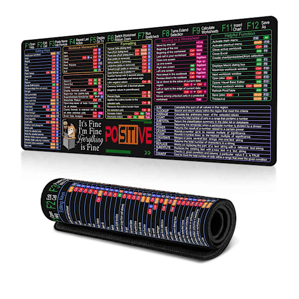 Excel Hurtigtast Musematte (80x30cm) #32 #31