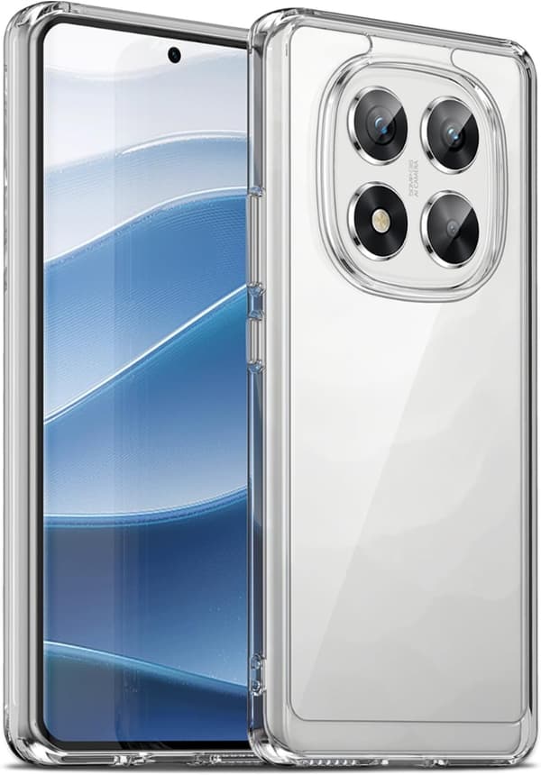 Etui til Xiaomi Redmi Note 14 Pro 5G, hårdt PC gennemsigtigt