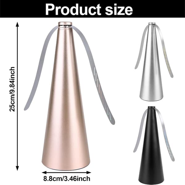 Bordsfläkt för att stöta bort flugor, stöter effektivt bort flugor (3-pack)