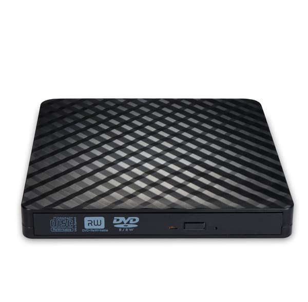 Bärbar USB 3.0 Extern DVD-brännare Svart