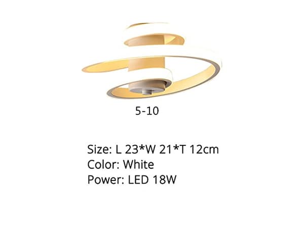 Moderne 24W LED Loftslampe