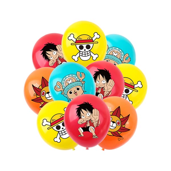 One Piece-tema Bursdagsfest Ballongdekorasjonssett A