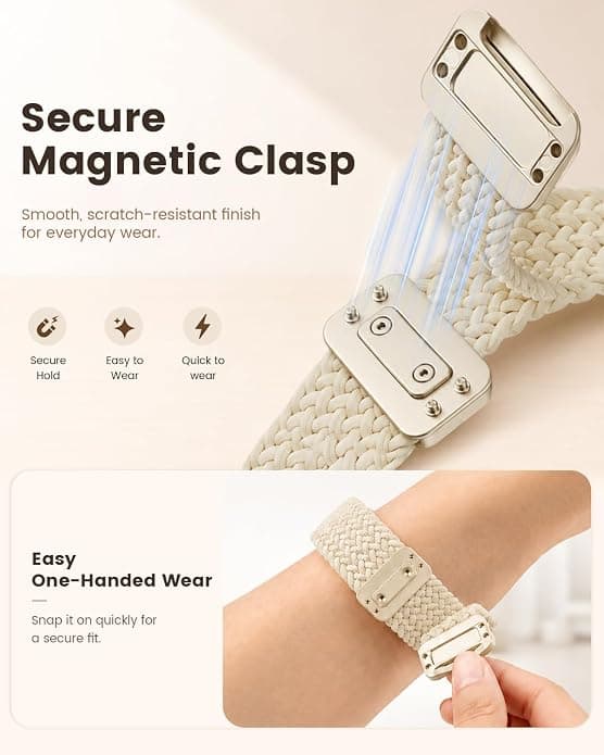 Stretchvävt armband för Google Fitbit Air, mjukt och andningsbart rosa Pink