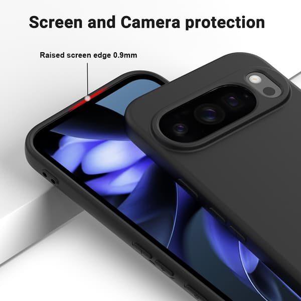 Etui til Google Pixel 10 Pro XL - TPU silikone, blød overflade sort black