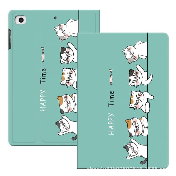 Etui til iPad Pro 2024 11-tommer, Fleksibelt TPU Bumper Cover Kat Cat