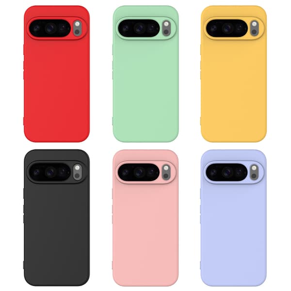 Etui til Google Pixel 9 Pro XL - TPU silikon, myk overflate rød red