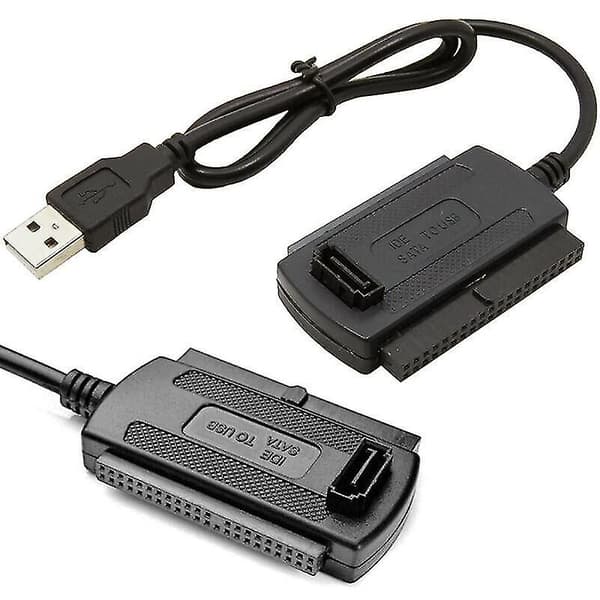 USB-SATA-IDE-sovitinkaapeli kiintolevylle, USB 2.0 - SATA/IDE-muunnin HDD-kaapeli
