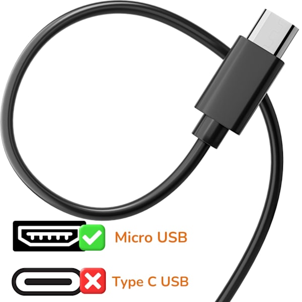 Micro USB-datakabel för Amazon Kindle Fire Paperwhite 1M