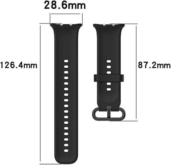 Silicone urrem til Honor Watch5 Rød Red