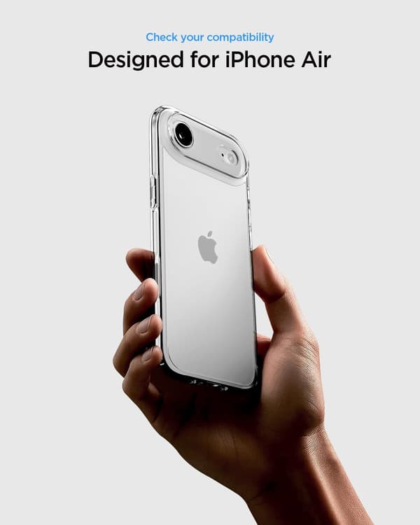 Deksel til iPhone 17Air, [Ingen magnetisk ring] - Krystallklar